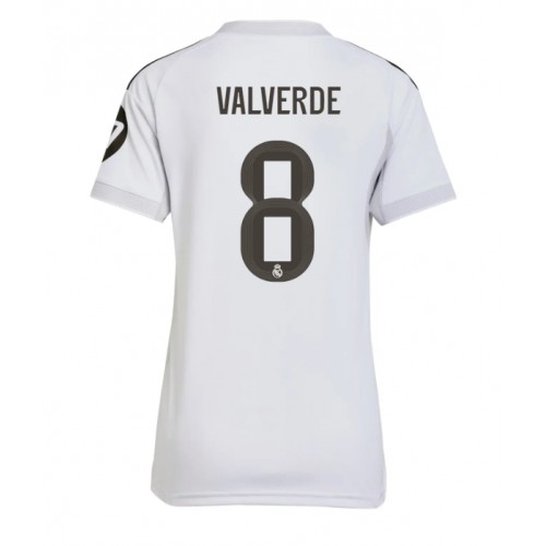 Dámy Fotbalový dres Real Madrid Federico Valverde #8 2025-26 Domácí Krátký Rukáv